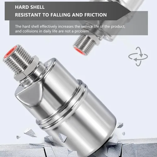 Vista 8 de Válvula de flotador de canal de agua de acero inoxidable Válvula automática de control de nivel de agua para tanques piscinas estanques entrada