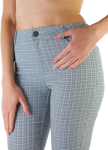 Vista 7 de ToBeInStyle Pantalones bengalinos con cinturón para mujer