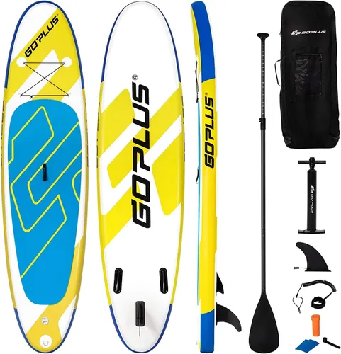 Vista 14 de Goplus Inflatable Stand Up Paddle Board w/SUP Paddleboard Accessories