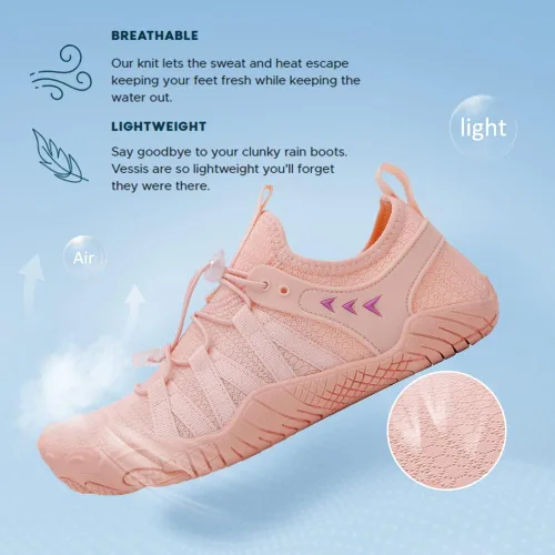 Vista 3 de Zapatos de agua para mujeres y hombres, zapatos de playa, zapatos de natación, zapatos de piscina, zapatos de río, zapatos descalzos de secado
