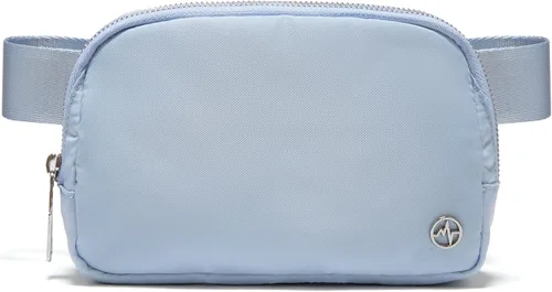 Vista 15 de Bolsa de Cinturón Pander para Mujeres, Riñoneras de Moda, Bolsas Cruzadas, Bolsa de Cinturón con Correa Ajustable, Negro, Talla única, Sólido