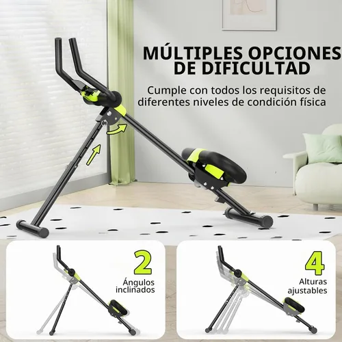 Vista 4 de Equipo de Entrenamiento Abdominal, Máquina de Abdominales para Gimnasio en Casa, Equipo de Ejercicio de Entrenador Abdominal para Ejercicio