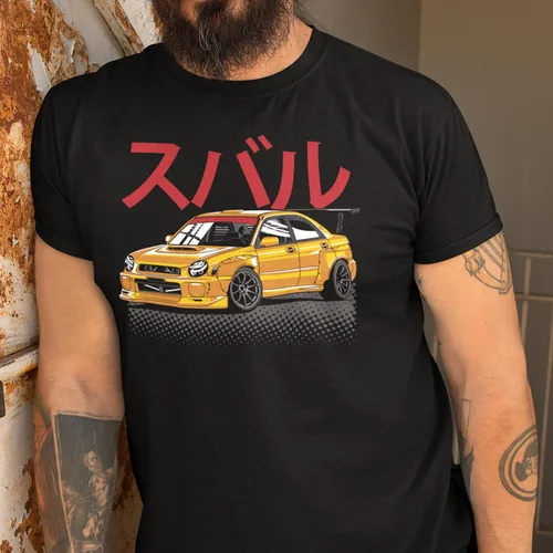 Vista 28 de Subie Generation Cars - Camiseta de manga corta para adultos, mecánico japonés de carreras, regalo para amantes de los automóviles, entusiastas