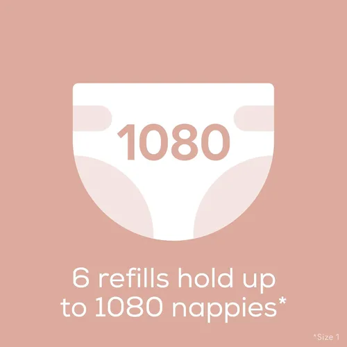 Vista 2 de Angelcare Diaper Bin Refills, Pack of 6
