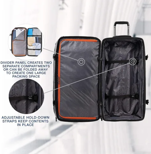 Vista 4 de Travelpro Tpro Bold 2.0 - Bolsa de lona con ruedas (30 pulgadas)