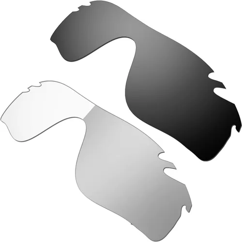 Vista 27 de Lentes de repuesto para gafas de sol Oakley Radarlock Path ventiladas, 2 pares polarizados Negro/Verde