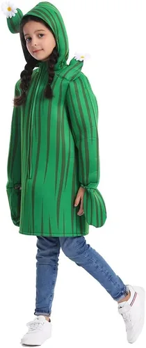 Vista 4 de DSplay Disfraz de cactus para niños, fiesta de Halloween