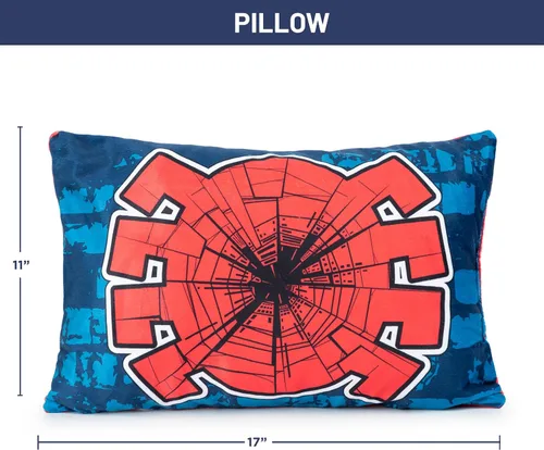 Vista 3 de Jay Franco Spiderman Marvel Zaap - Juego de pijamas de felpa de 3 piezas