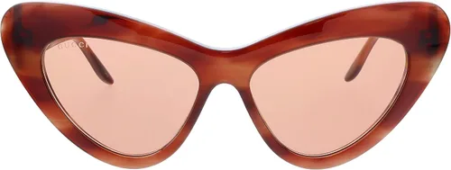 Vista 2 de Gucci GG0895S-004 Havana Retro Gafas de sol para mujer