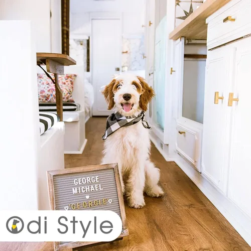 Vista 5 de Bandana para perro, suave, transpirable y llamativa bandana para perro, pañuelos, bufandas, baberos, accesorios para perros pequeños, medianos