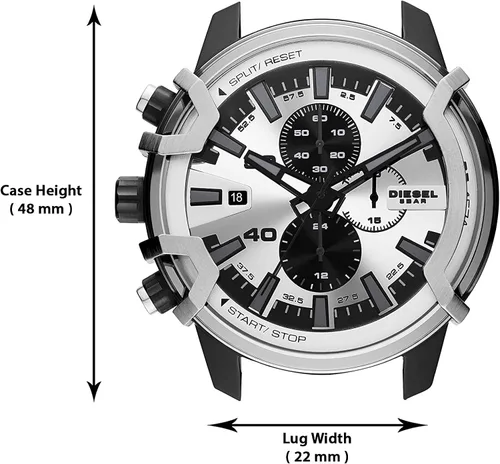 Vista 7 de Diesel Griffed DZ4571 - Reloj de piel con cronógrafo