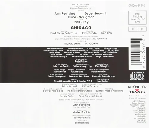 Vista 2 de Chicago The Musical New Broadway Cast Recording 1997