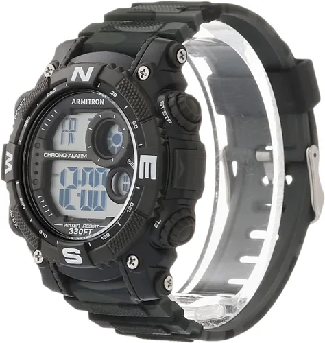 Vista 4 de Armitron Sport - Reloj de pulsera para hombre, reloj digital de resina con cronógrafo, 408284