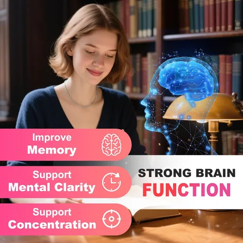 Vista 4 de Gomitas de magnesio L-treonato - Gomitas de treonato de magnesio para niños y adultos, apoya la función cognitiva, la salud del cerebro