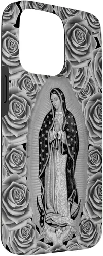Vista 80 de Funda para iPhone 11 Nuestra Señora Virgen De Guadalupe Virgen María Floral