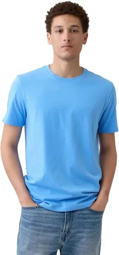 Vista 30 de Camiseta de cuello redondo Gap para hombre, mangas cortas, estilo casual Negro