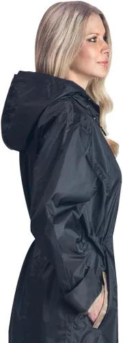 Vista 2 de Cloudnine - Abrigo para mujer, color negro y dorado