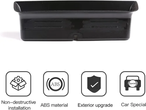 Vista 3 de PIUGILH Caja de almacenamiento para pasajeros, organizador de bandeja de almacenamiento para Mercedes Benz Clase G W464 W463A G350 G500 G63 G65 2019