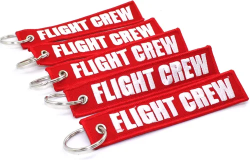 Vista 3 de Rotary13B1 FLIGHT CREW - RojoBlanco - 5pcs Llaveros, Rojo