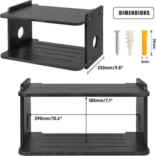 Vista 3 de Estante para proyector, estante flotante para proyector, soporte para proyector, soporte para proyector, soporte para proyector, estante