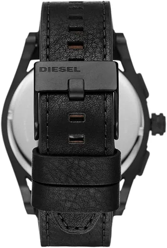 Vista 3 de Diesel Mens Rasp Chrono Stainless Steel Watch with Leather Strap