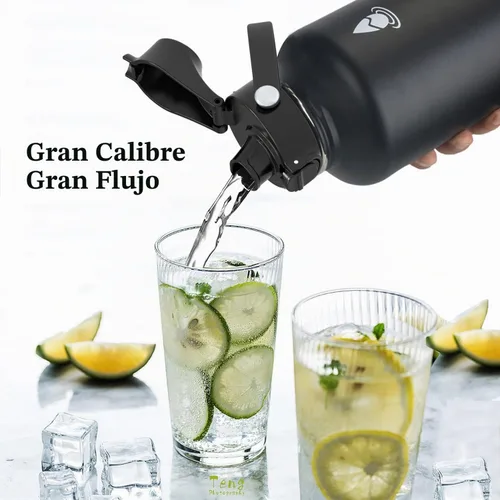 Vista 4 de SYACOT Tapa de boquilla automática para botellas de agua de boca ancha Hydro Flask, tapa de boquilla superior de repuesto para HydroFlask de boca