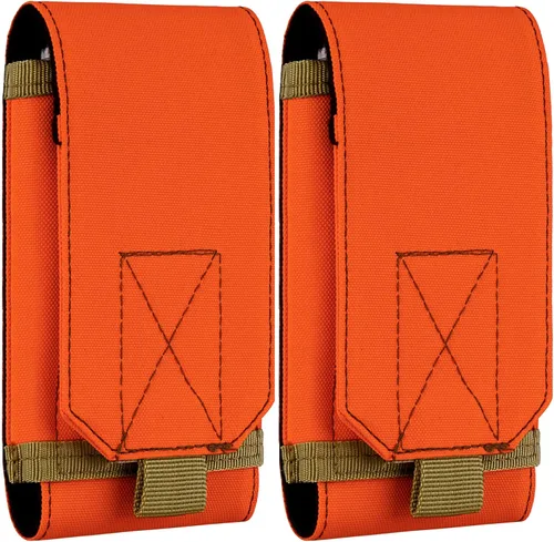 Vista 23 de Funda táctica Molle para teléfono, bolsa universal para cinturón para iPhone 17 Pro Max/17 Pro/17/16 Pro Max/15 Pro Max/14 Pro Max/13/12, Samsung