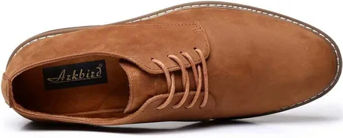 Vista 4 de Zapatos de vestir Oxford casuales con cordones para hombre
