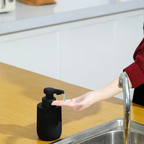 Vista 6 de Dispensador automático de jabón, dispensador de jabón líquido sin contacto para fregadero de cocina, dispensador automático de desinfectante