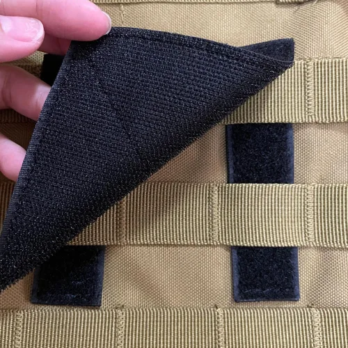 Vista 5 de Panel de parches táctico Molle con gancho y bucle, accesorio Molle para mochila, chaleco, insignia de bricolaje e insignia