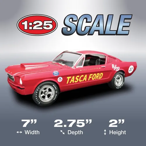 Vista 4 de AMT 1966 Ford Mustang Fastback 2+2 - Kit para modelo de escala 1:25