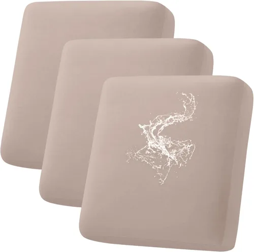 Vista 73 de hyha Fundas de cojín impermeables para sofá, funda elástica para asiento de sofá para perro, lavable, antideslizante, impermeable, fundas de cojín