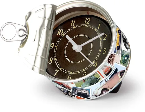 Vista 10 de Brisa VW Collection - Reloj de mesa Volkswagen, reloj magnético, MyClock también personalizable, regalo de fotos en autobús T1, escarabajo, diseño