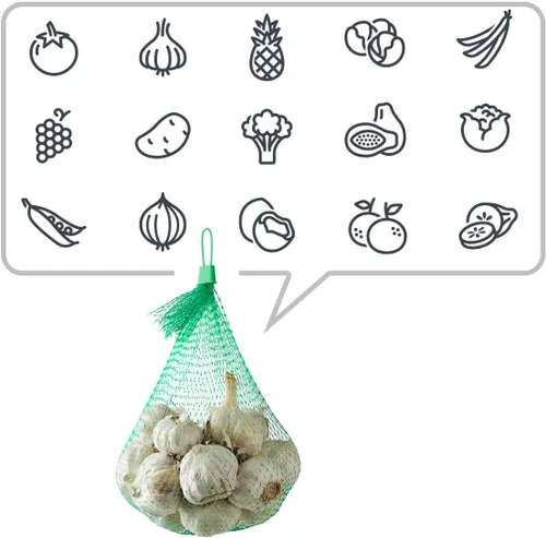Vista 4 de 100 bolsas de malla para eclosionar mariscos y huevos, bolsas reutilizables para hervir cangrejos y cebolla