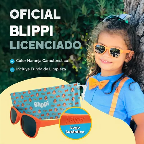 Vista 8 de Blippi Gafas de sol – Gafas polarizadas irrompibles para niños activos – Protección UV sin BPA Blippi Naranja