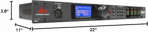 Vista 4 de dbx DriveRack PA2 2x6 PA Sistema completo de gestión de altavoces profesionales, montaje en rack con control Android e iOS. Negro Android, IOS