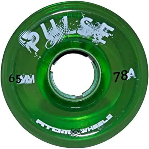 Vista 24 de Atom Skates Ruedas de rodillo cuádruple para exteriores (dureza 78A, 2.559 in x 1.457 in)