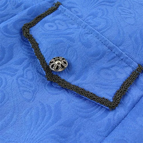 Vista 5 de Crubelon Steampunk - Chaqueta de cola vintage para hombre, estilo gótico, victoriano, uniforme de Halloween