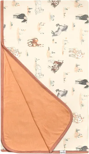 Vista 25 de Copper Pearl Manta de bebé jumbo de 3 capas: edredones suaves para niños y niñas Transpirable, acogedora, manta para niños pequeños Edredón