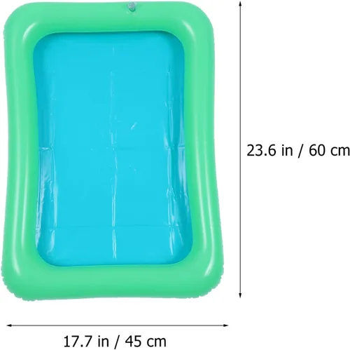 Vista 2 de 4 barras inflables para servir, bufé de hielo, bandejas para servir ensaladas, soporte para bebidas y alimentos, contenedores refrigerantes
