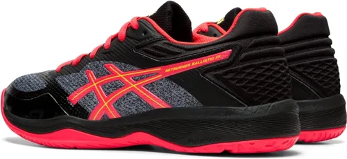 Vista 3 de ASICS Zapatos de voleibol Netburner Ballistic FlyteFoam para mujer, Blanco