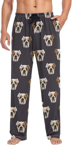Vista 3 de Pajama Pants for Men PJs Bottoms Sleep Lounge Pants with Pockets