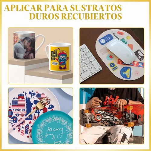 Vista 4 de A-SUB Rollo de papel de sublimación de 13 pulgadas x 110 pies, 3.70 oz/m²