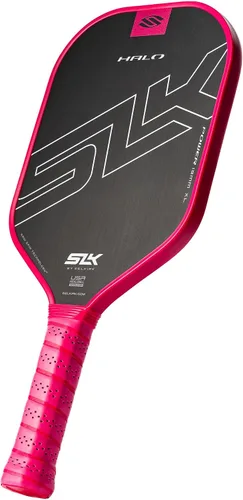 Vista 6 de Selkirk Sport SLK Halo Paleta de Pickleball de Fibra de Carbono Cruda Diseñada en los Estados Unidos Elige la potencia de fibra de carbono cruda