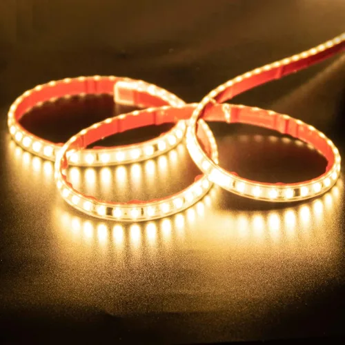 Vista 2 de Tiras de Luces LED de CA 120V de 3.28 Pies Blanco Cálido con Enchufe de EE.UU. 1M Luces LED Cortables SMD 2835 de 110 Voltios Cintas de Luces LED