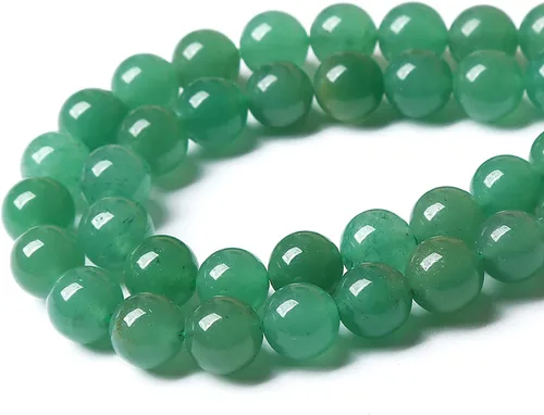 Vista 122 de 100 cuentas de piedra multicolor natural de 0.236 pulgadas (0.236 in), cuentas espaciadoras sueltas redondas para hacer pulseras, collares, aretes