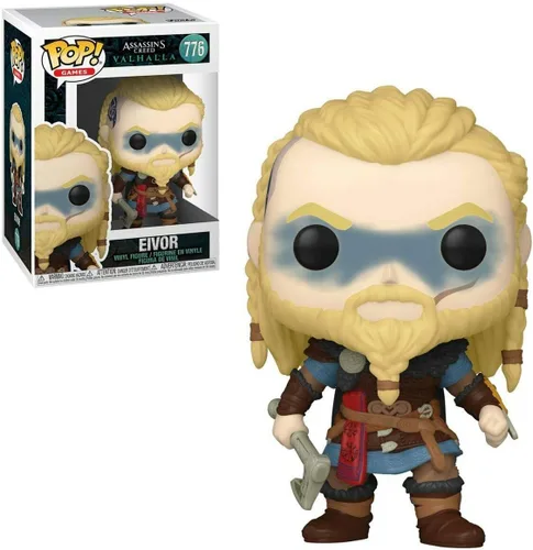 Vista 7 de Funko Pop! Assassins Creed Valhalla - Figura de vinilo de Eivor (con funda protectora de caja compatible), multicolor, 3.75 pulgadas