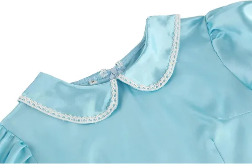 Vista 4 de Colorful House Women's Anime Cosplay Outfit Adult Blue Maid Apron Fancy Dress Costume Set
