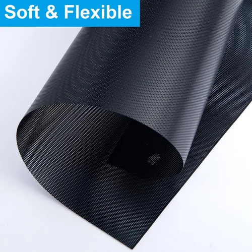 Vista 7 de Pndeyo 2 hojas de malla para ojos de traje de peluche de 0,5 mm en blanco, malla de ojos de PVC impermeable e imprimible, hoja en blanco