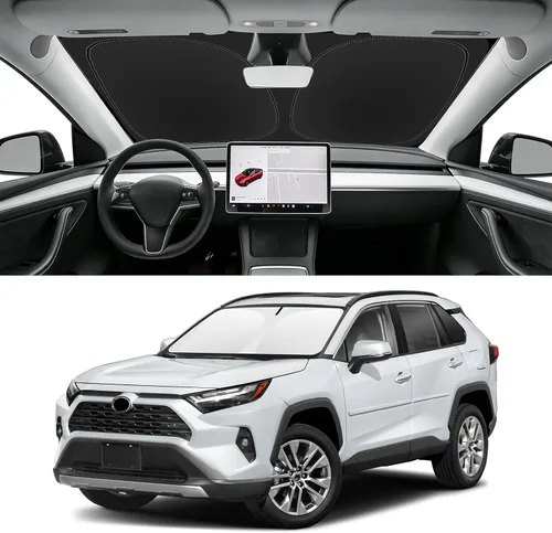 Vista 8 de Parasol plegable para parabrisas visor solar para ventana frontal accesorios de automóvil